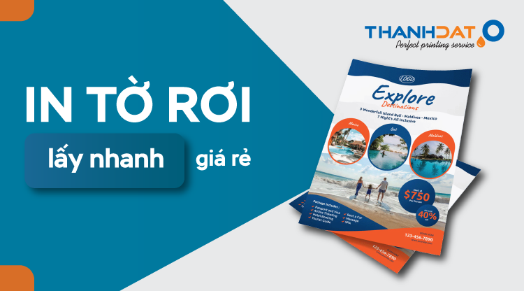 In tờ rơi lấy nhanh giá rẻ, sáng tạo và uy tín tại Hà Nội
